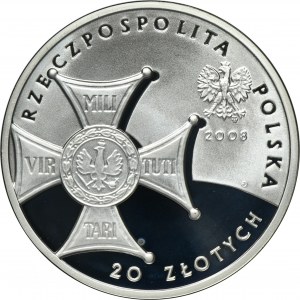 20 złotych 2008 90. Rocznica Odzyskania Niepodległości