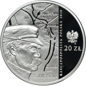 20 złotych 2010 90. rocznica Bitwy Warszawskiej