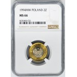 2 złote 1994 - NGC MS66