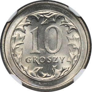 10 groszy 1992 - NGC MS66