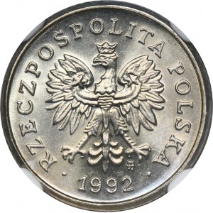 10 groszy 1992 - NGC MS66