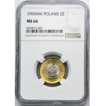 2 złote 1995 - NGC MS66