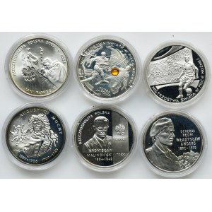Zestaw, 10 złotych 2002 (6 szt.)