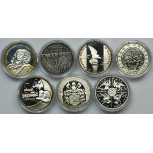 Zestaw, 10 złotych 2000 (7 szt.)