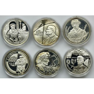 Zestaw, 10 złotych 1999 (6 szt.)