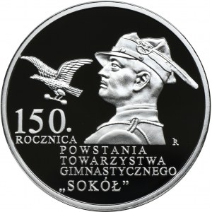 10 złotych 2017 150. Rocznica Powstania Towarzystwa Gimnastycznego Sokół