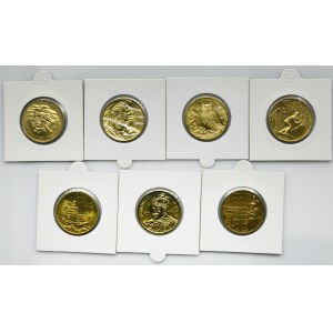 Zestaw, 2 złote GOLD NORDIC 1997-2005 (7 szt.)