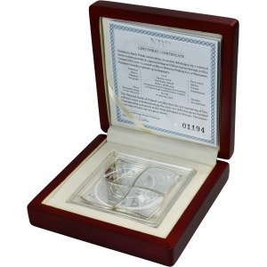 Zestaw, 10 złotych 2012 Mistrzostwa Europy w Piłce Nożnej UEFA (4 szt.)