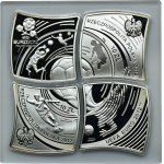 Zestaw, 10 złotych 2012 Mistrzostwa Europy w Piłce Nożnej UEFA (4 szt.)