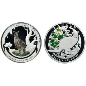 Set, Poland and Australia, 20 zlotych and 1 dollar Kangaroo 2013 (2 pcs.)