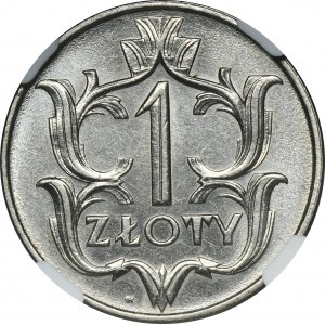 1 złoty 1929 - NGC MS63