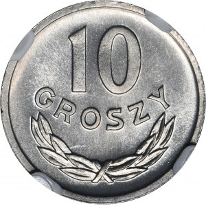10 groszy 1967 - NGC MS66