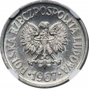 10 groszy 1967 - NGC MS66