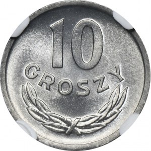 10 groszy 1967 - NGC MS66