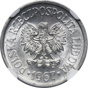 10 groszy 1967 - NGC MS66