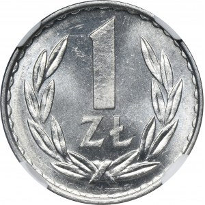 1 złoty 1977 - NGC MS65