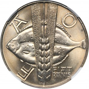 10 złotych 1971 FAO Ryba - NGC MS66