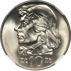 10 złotych 1969 Kościuszko - NGC MS66