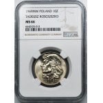 10 złotych 1969 Kościuszko - NGC MS66