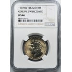 10 złotych 1967 Karol Świerczewski - NGC MS66