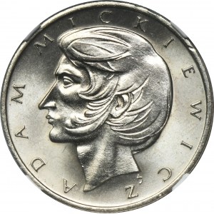 10 złotych 1975 Adam Mickiewicz - NGC MS66