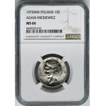 10 złotych 1975 Adam Mickiewicz - NGC MS66