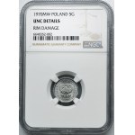 5 groszy 1970 - NGC UNC DETAILS
