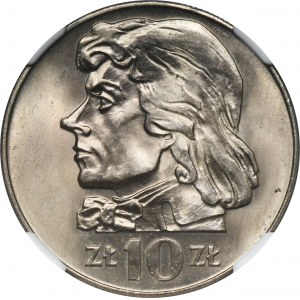 10 złotych 1969 Kościuszko - NGC MS66