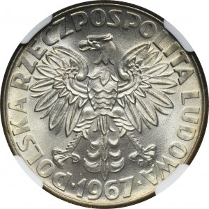 10 złotych 1967 Maria Skłodowska-Curie - NGC MS67