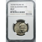 10 złotych 1967 Maria Skłodowska-Curie - NGC MS67