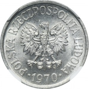 20 groszy 1970 - NGC MS67