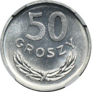 50 groszy 1970 - NGC MS65