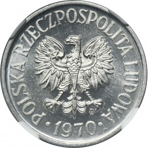 50 groszy 1970 - NGC MS65