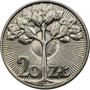 PRÓBA, 20 złotych 1973 Drzewo