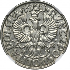 50 groszy 1923 - NGC AU58