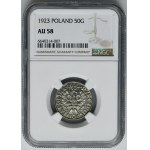 50 groszy 1923 - NGC AU58