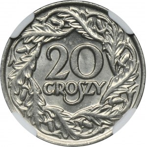 20 groszy 1923 - NGC MS62