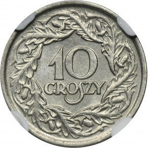 10 groszy 1923 - NGC MS62