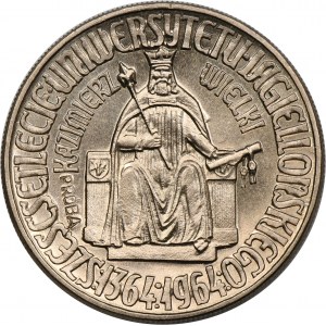 PRÓBA, 10 złotych 1964 Kazimierz Wielki - wklęsły napis na awersie