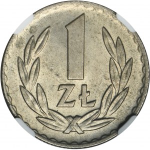 1 złoty 1949 Miedzionikiel - NGC MS64