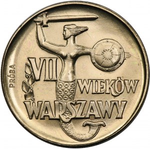 PRÓBA, 10 złotych 1965 VII Wieków Warszawy