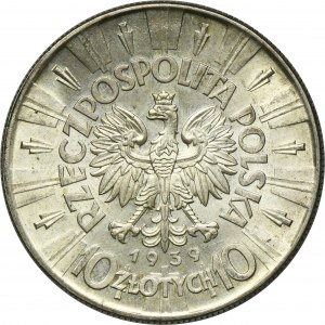 Piłsudski, 10 złotych 1939