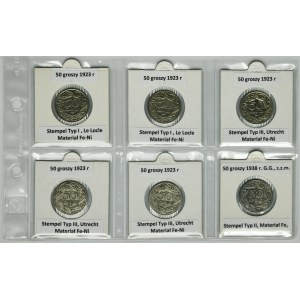 Set, 50 pennies 1923 (6 pcs.) - various stamps