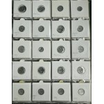 Zestaw, PRL, Klaser z monetami (280 szt.)