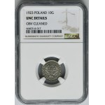10 groszy 1923 - NGC UNC DETAILS
