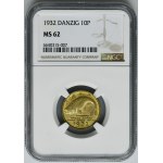 Free City of Danzig, 10 pfennig 1932 - NGC MS62