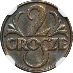 2 grosze 1932 - NGC MS62 BN
