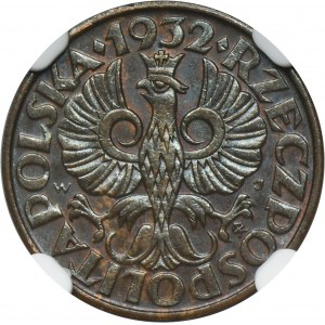 2 grosze 1932 - NGC MS62 BN