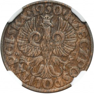 5 groszy 1930 - NGC AU55 BN