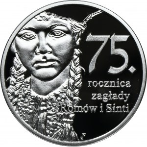 10 złotych 2019 75. rocznica zagłady Romów i Sinti